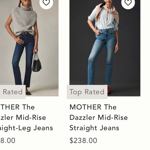 Mother Mid Rise Dazzler Ankle Fray Jean 25 New $238- anthropologie 😍 - Picture 8 of 16